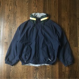 Navy Nautica Sports Nylon Shell Jacket (Reversible)